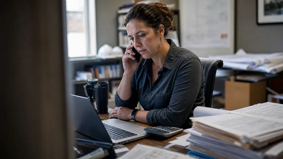 AP manager on a phone call with a supplier about a payment network fee deducted from a remittance